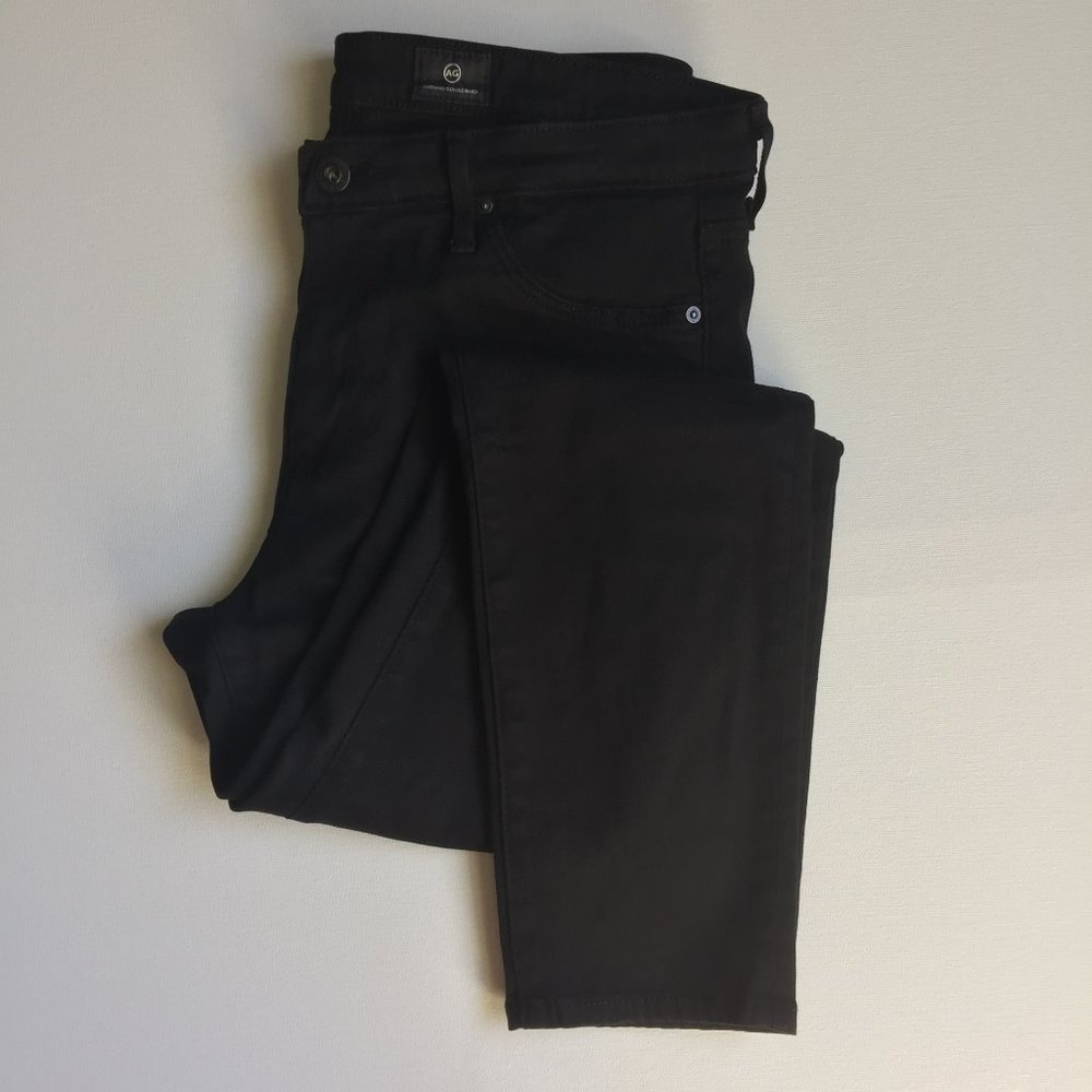 AG Adriano Goldschmied Abbey Ankle Black Jeans 30R